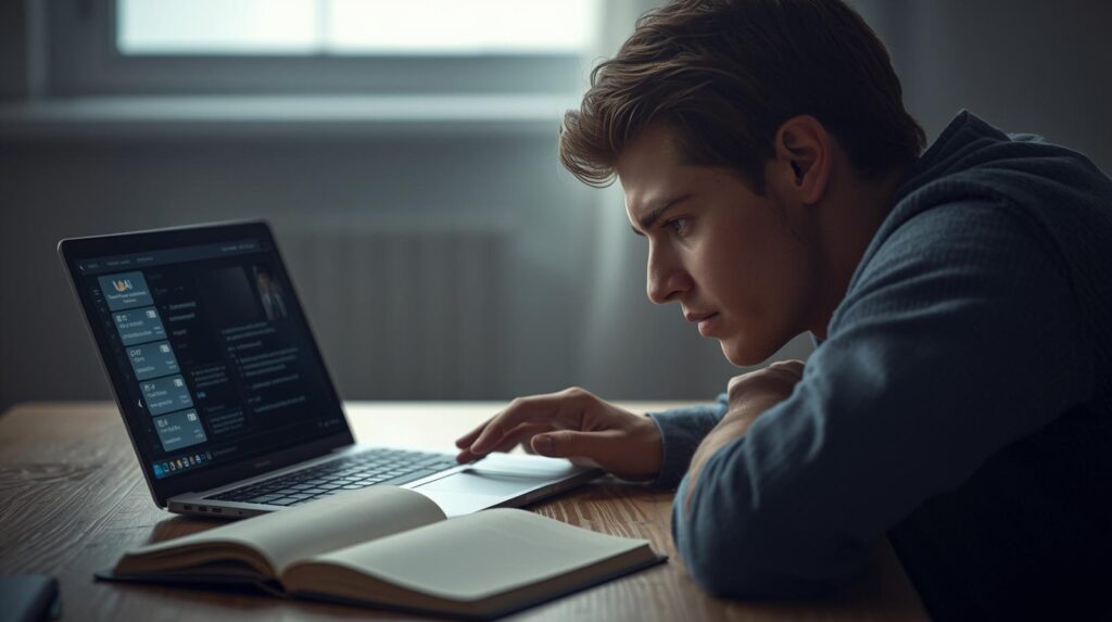 ai explaining difficult exam topic to student clearly