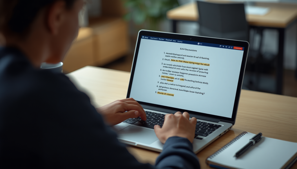 ai helping student improve grammar and writing