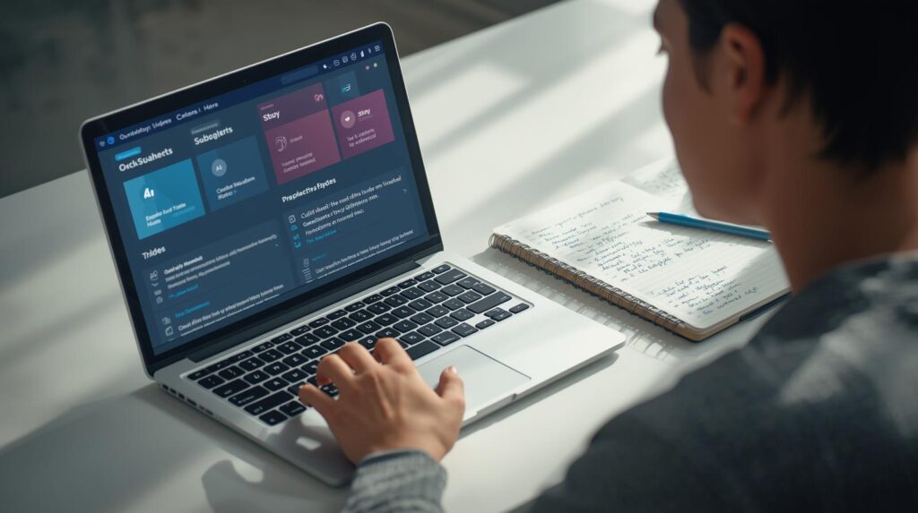 student using ai to prioritize exam revision topics