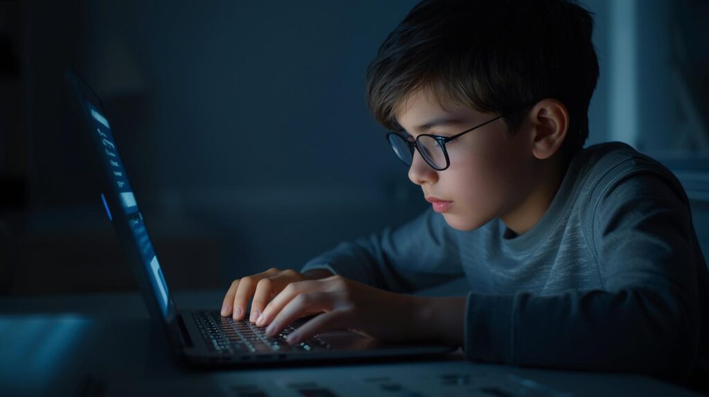 student using ai tools for studying and research