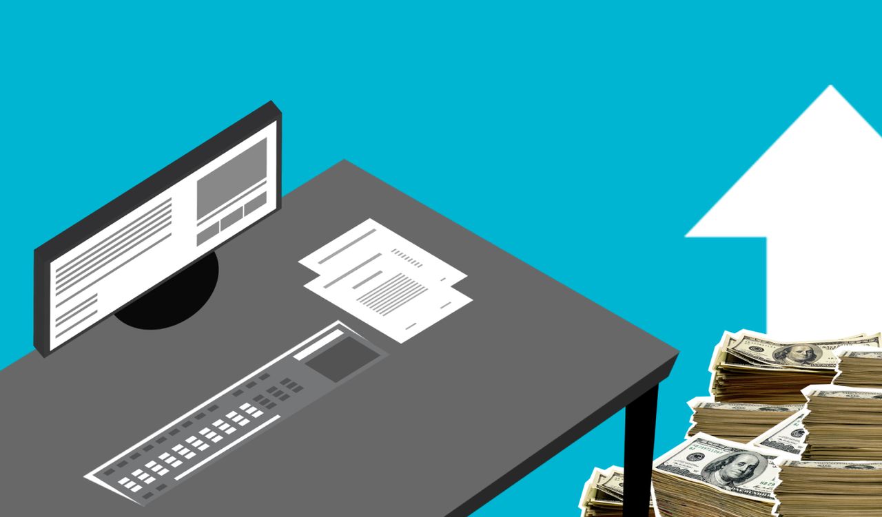 Professional preparing to ask for a raise, side income & careers guide